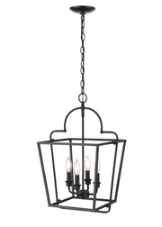 Millennium 3237-MB Four Light Pendant, Matte Black Alternate Image.jpg