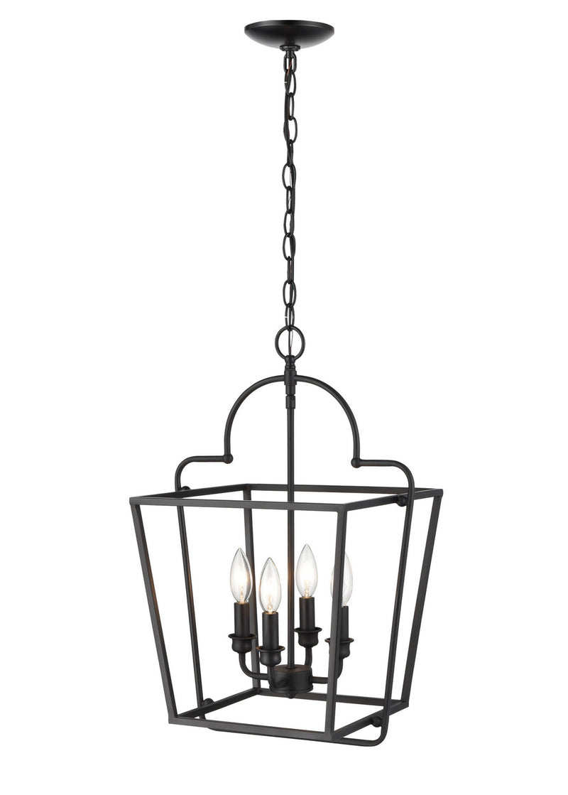 Millennium 3237-MB Four Light Pendant, Matte Black Alternate Image.jpg