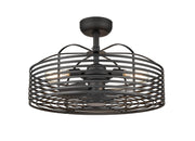 Millennium 8223-MB Three Light Fandelier, Matte Black Alternate Image.jpg