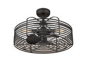 Millennium 8223-MB Three Light Fandelier, Matte Black Alternate Image 2.jpg