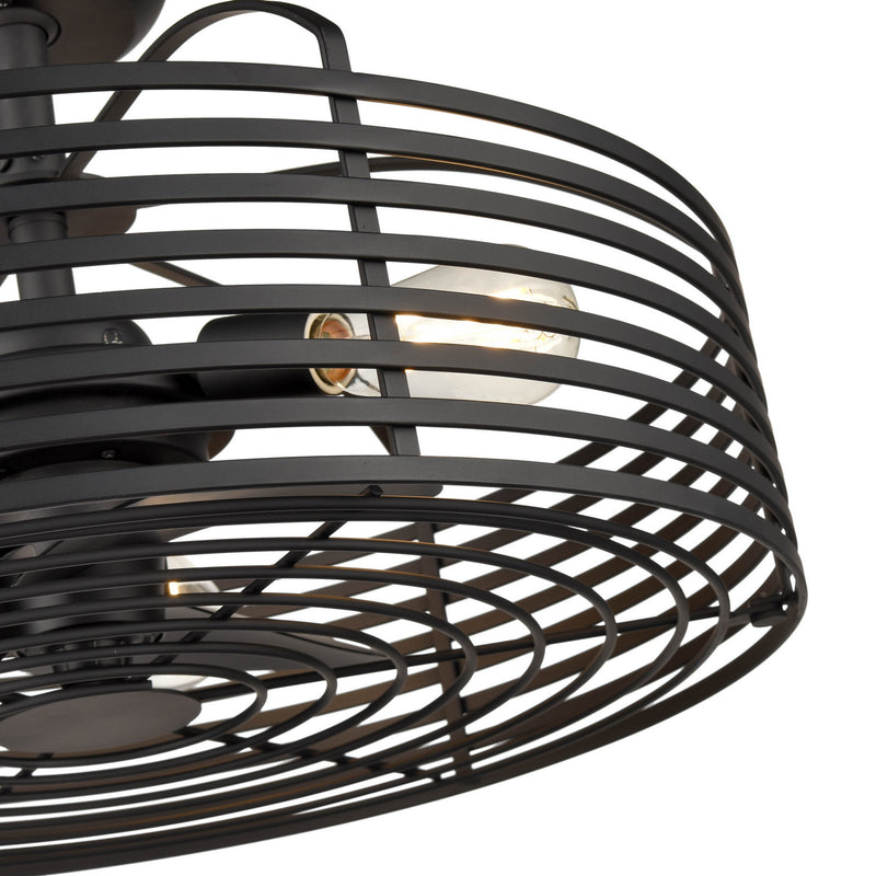 Millennium 8223-MB Three Light Fandelier, Matte Black Alternate Image 3.jpg