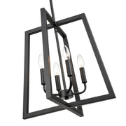 Millennium 8144-MB Four Light Pendant, Matte Black Alternate Image.jpg