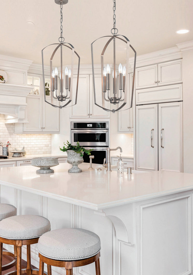 Millennium 9825-SN Ivey Lake Five Light Chandelier, Satin Nickel Alternate Image.jpg