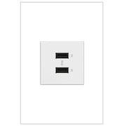 adorne® ARUSB2AA6W4 Ultra-Fast USB Type-A/A Outlet Module, White Alternate Image.jpg
