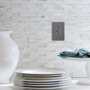 adorne® ARTRUSB206ACM4 20A Tamper-Resistant Ultra-Fast USB Type-A/C Outlet, Magnesium Alternate Image 2.jpg