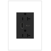 adorne® ARTRUSB206ACG4 20A Tamper-Resistant Ultra-Fast USB Type-A/C Outlet, Graphite Alternate Image.jpg