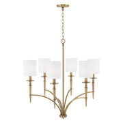 Capital Lighting 442661AD-701 Abbie Six Light Chandelier, Aged Brass Alternate Image.jpg