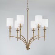 Capital Lighting 442661AD-701 Abbie Six Light Chandelier, Aged Brass Alternate Image 3.jpg