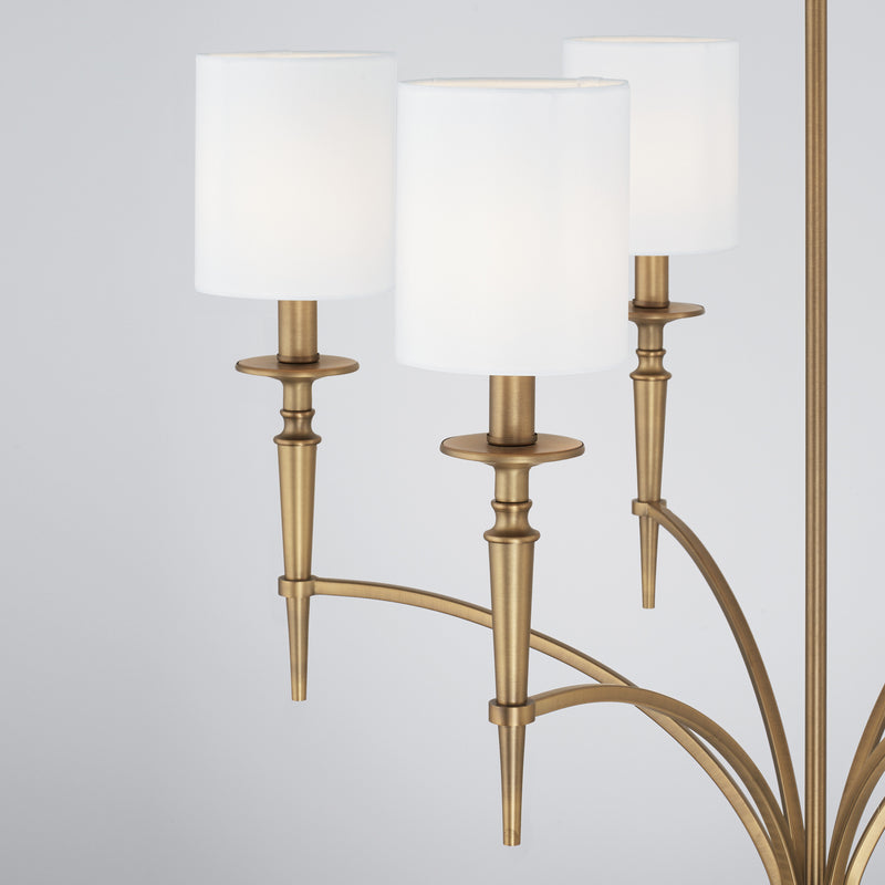 Capital Lighting 442661AD-701 Abbie Six Light Chandelier, Aged Brass Alternate Image 4.jpg