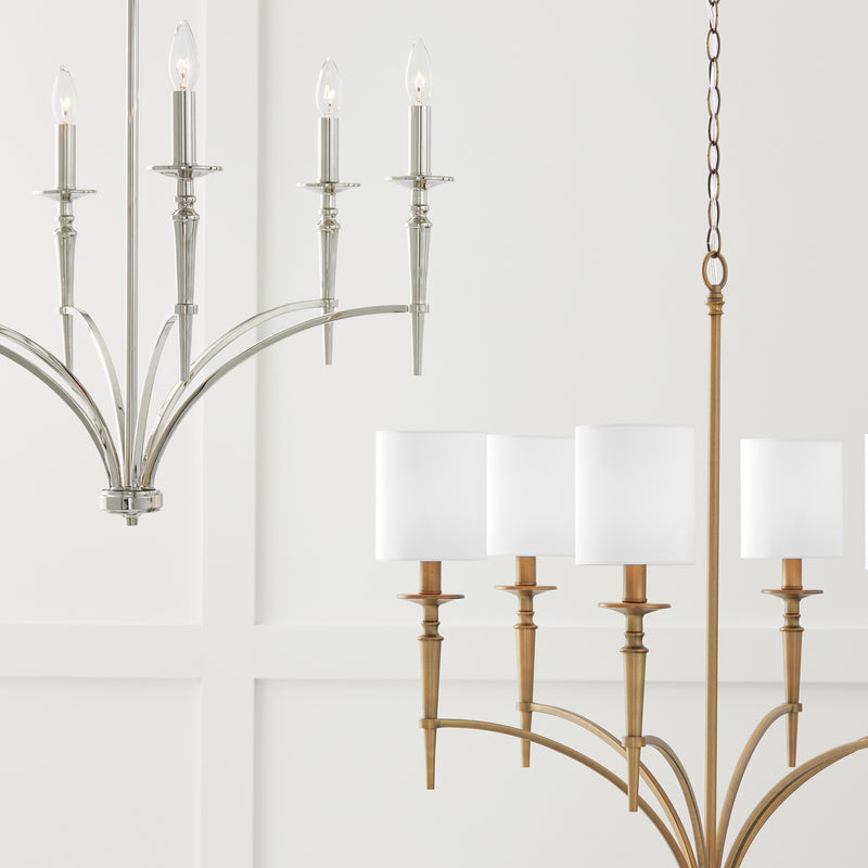 Capital Lighting 442661AD-701 Abbie Six Light Chandelier, Aged Brass Alternate Image.jpg