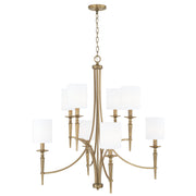 Capital Lighting 442681AD-701 Abbie Eight Light Chandelier, Aged Brass Alternate Image.jpg