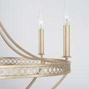 Capital Lighting 443161WG Isabella Six Light Chandelier, Winter Gold Alternate Image 3.jpg