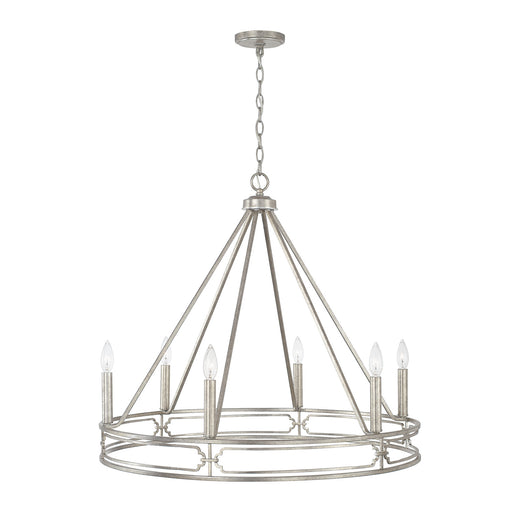 Capital Lighting 443461AS Merrick Six Light Chandelier, Antique Silver Alternate Image.jpg