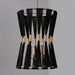 Capital Lighting 541141KP Bianca Four Light Foyer Pendant, Black Rope and Patinaed Brass Alternate Image 2.jpg