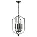 Capital Lighting 541641BI Bentley Four Light Foyer Pendant, Black Iron Alternate Image.jpg