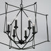 Capital Lighting 541661BI Bentley Six Light Foyer Pendant, Black Iron Alternate Image 3.jpg