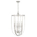 Capital Lighting 541841PN Laurent Four Light Foyer Pendant, Polished Nickel Alternate Image.jpg
