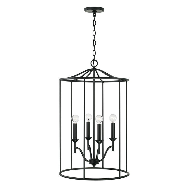 Capital Lighting 542041MB Peyton Four Light Foyer Pendant, Matte Black Alternate Image.jpg