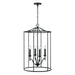 Capital Lighting 542041MB Peyton Four Light Foyer Pendant, Matte Black Alternate Image.jpg