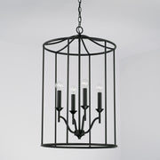 Capital Lighting 542041MB Peyton Four Light Foyer Pendant, Matte Black Alternate Image 2.jpg