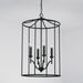 Capital Lighting 542041MB Peyton Four Light Foyer Pendant, Matte Black Alternate Image 2.jpg