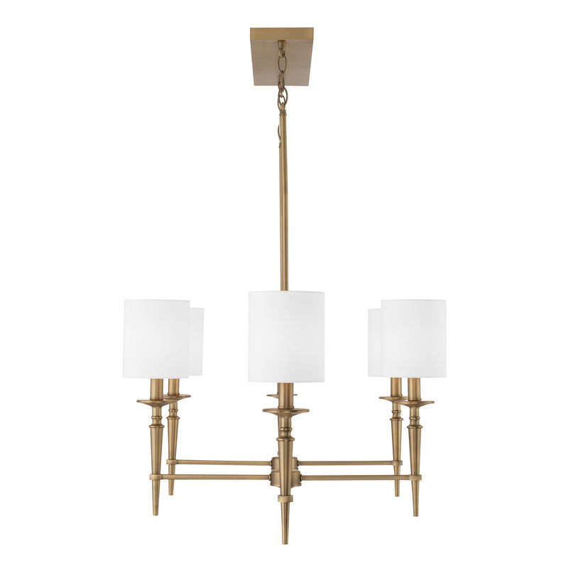 Capital Lighting 842661AD-701 Abbie Six Light Island Pendant, Aged Brass Alternate Image.jpg