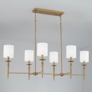 Capital Lighting 842661AD-701 Abbie Six Light Island Pendant, Aged Brass Alternate Image 3.jpg