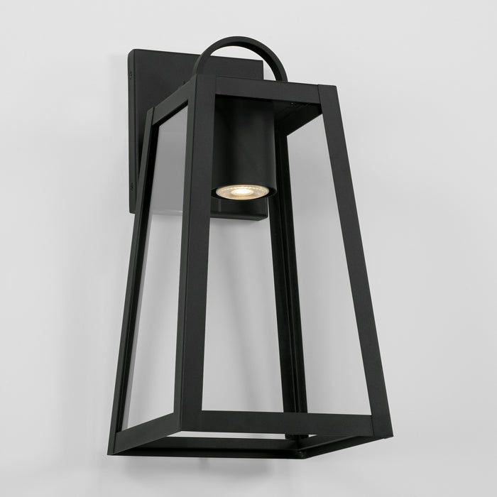 Capital Lighting 943711BK-GL Leighton One Light Outdoor Wall Lantern, Black Alternate Image 3.jpg