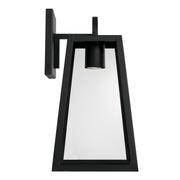 Capital Lighting 943712BK-GL Leighton One Light Outdoor Wall Lantern, Black Alternate Image 2.jpg