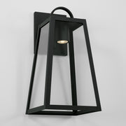 Capital Lighting 943712BK-GL Leighton One Light Outdoor Wall Lantern, Black Alternate Image 3.jpg