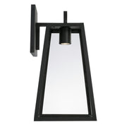 Capital Lighting 943713BK-GL Leighton One Light Outdoor Wall Lantern, Black Alternate Image 2.jpg