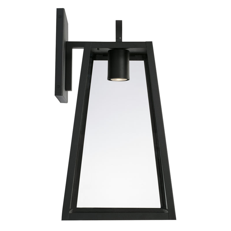 Capital Lighting 943713BK-GL Leighton One Light Outdoor Wall Lantern, Black Alternate Image 2.jpg
