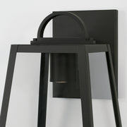 Capital Lighting 943713BK-GL Leighton One Light Outdoor Wall Lantern, Black Alternate Image 4.jpg