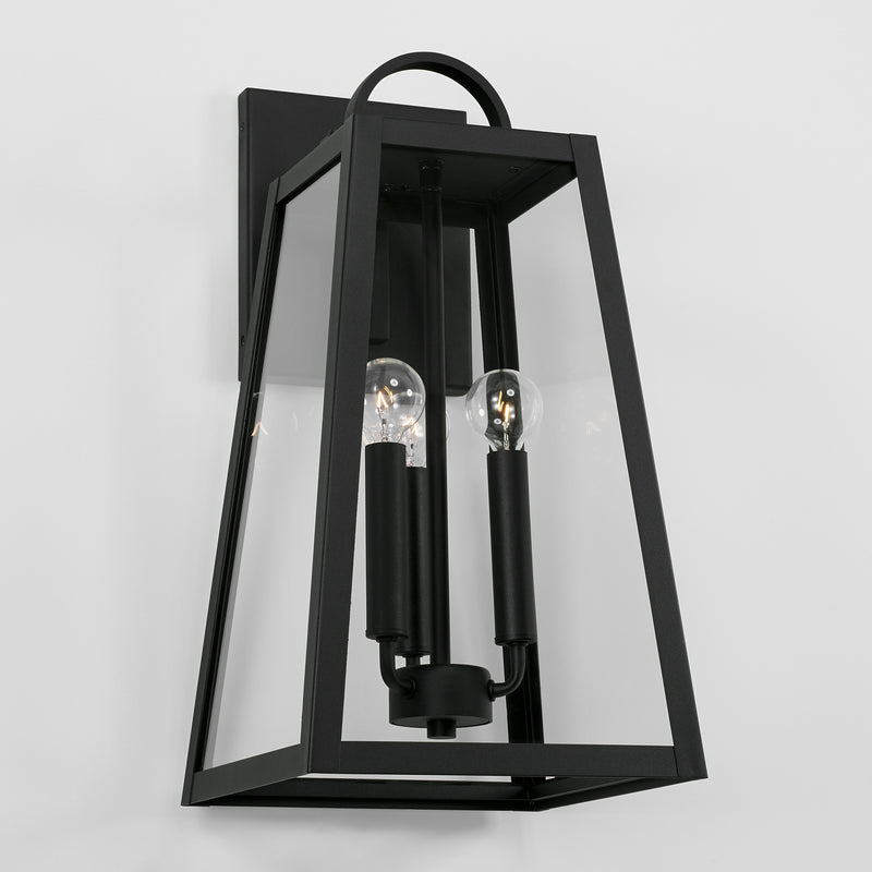 Capital Lighting 943732BK Leighton Three Light Outdoor Wall Lantern, Black Alternate Image 3.jpg