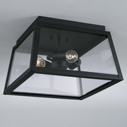 Capital Lighting 943736BK Leighton Three Light Outdoor Flush Mount, Black Alternate Image 2.jpg
