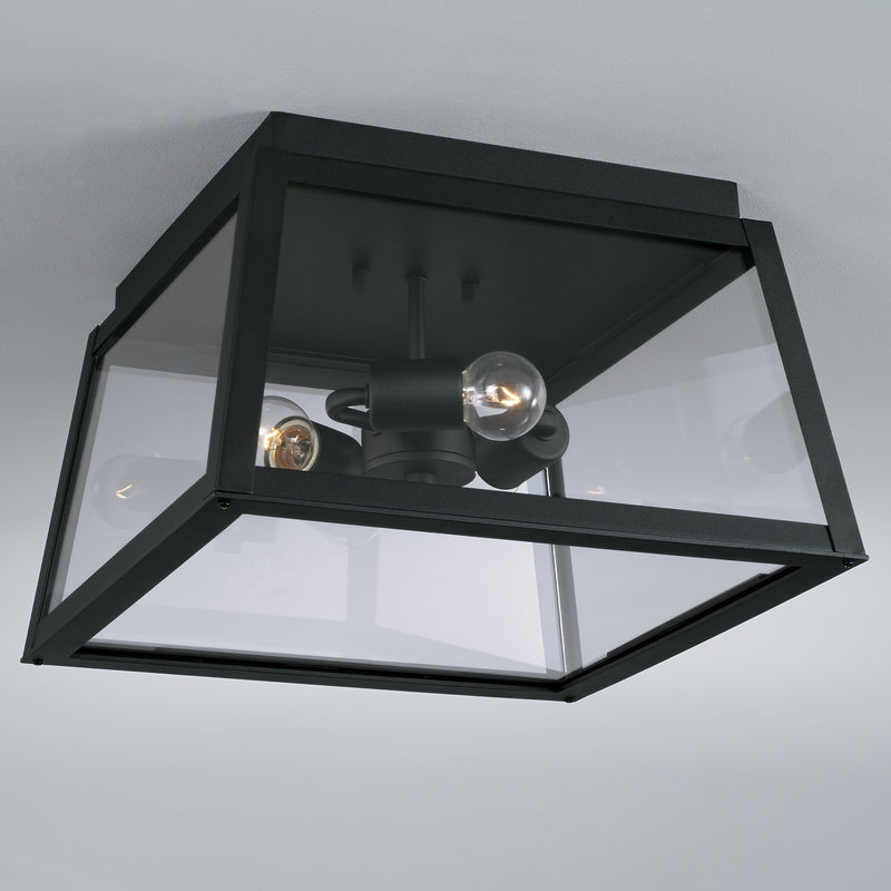 Capital Lighting 943736BK Leighton Three Light Outdoor Flush Mount, Black Alternate Image 2.jpg