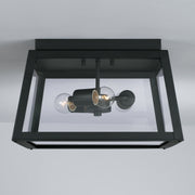Capital Lighting 943736BK Leighton Three Light Outdoor Flush Mount, Black Alternate Image 3.jpg