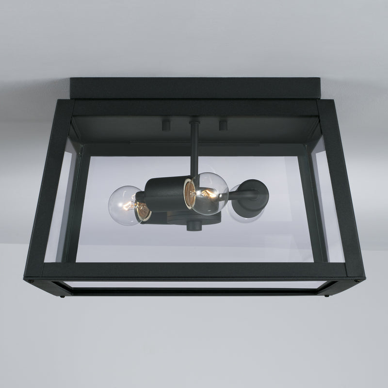Capital Lighting 943736BK Leighton Three Light Outdoor Flush Mount, Black Alternate Image 3.jpg