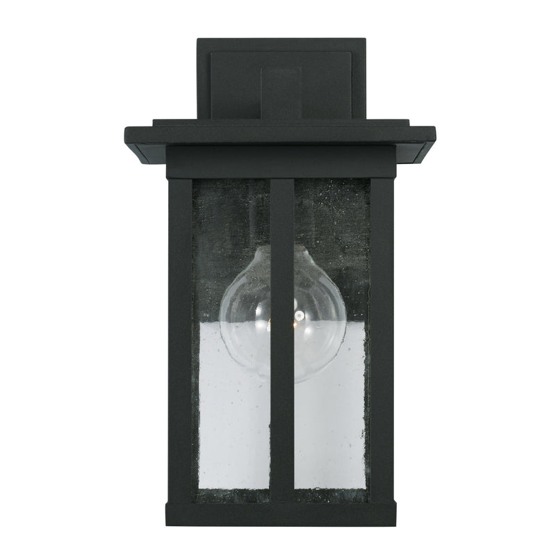 Capital Lighting 943811BK Barrett One Light Outdoor Wall Lantern, Black Alternate Image.jpg