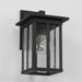 Capital Lighting 943811BK Barrett One Light Outdoor Wall Lantern, Black Alternate Image 3.jpg