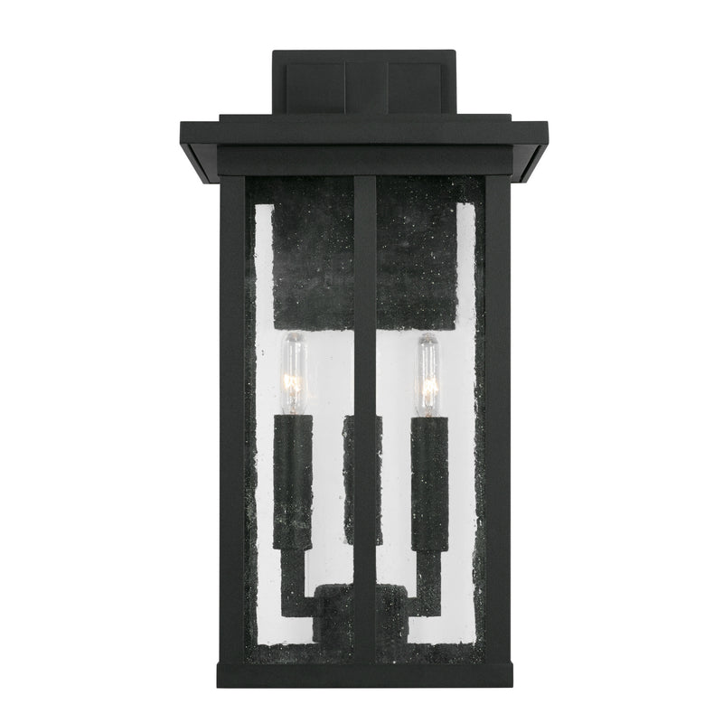 Capital Lighting 943832BK Barrett Three Light Outdoor Wall Lantern, Black Alternate Image.jpg
