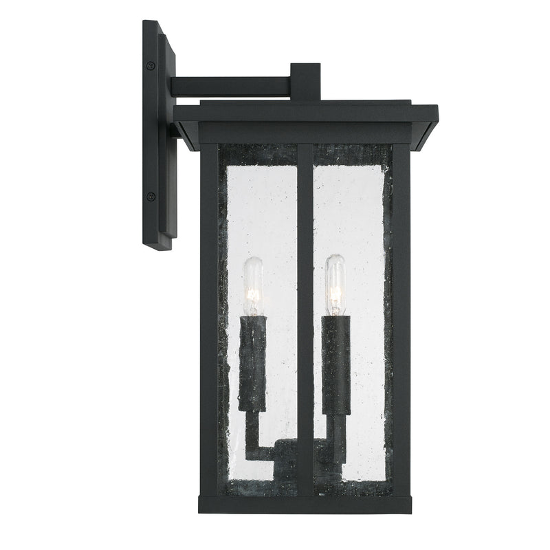 Capital Lighting 943832BK Barrett Three Light Outdoor Wall Lantern, Black Alternate Image 2.jpg