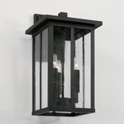 Capital Lighting 943832BK Barrett Three Light Outdoor Wall Lantern, Black Alternate Image 3.jpg