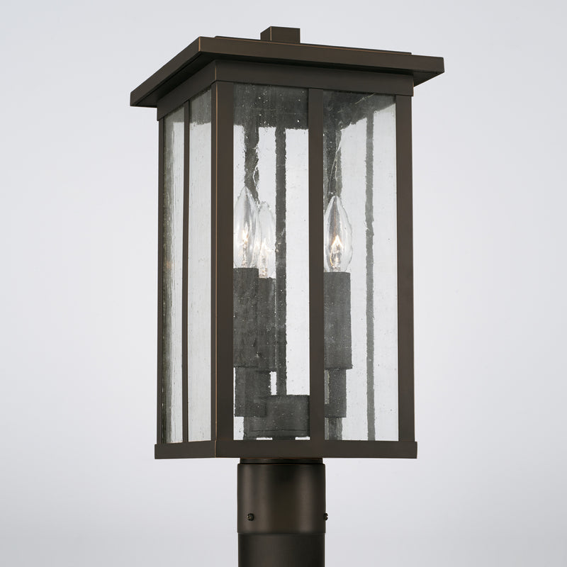 Capital Lighting 943835OZ Barrett Three Light Outdoor Post Lantern, Oiled Bronze Alternate Image 2.jpg