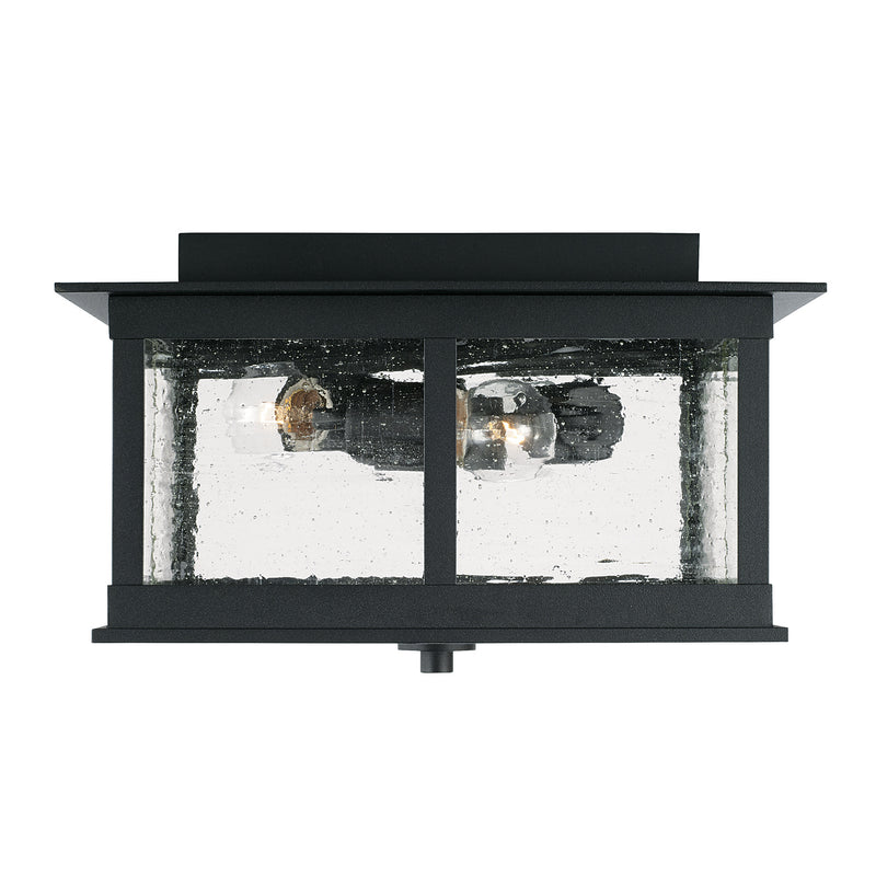 Capital Lighting 943836BK Barrett Three Light Outdoor Flush Mount, Black Alternate Image.jpg