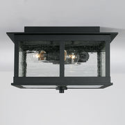 Capital Lighting 943836BK Barrett Three Light Outdoor Flush Mount, Black Alternate Image 2.jpg