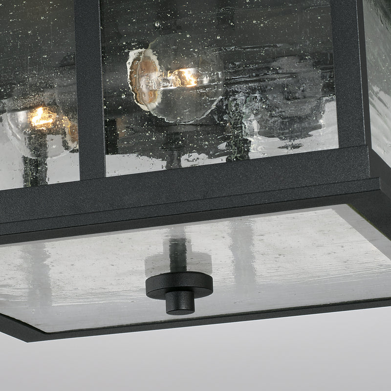 Capital Lighting 943836BK Barrett Three Light Outdoor Flush Mount, Black Alternate Image 3.jpg