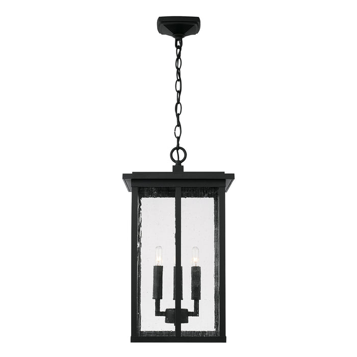 Capital Lighting 943844BK Barrett Four Light Outdoor Hanging Lantern, Black Alternate Image.jpg