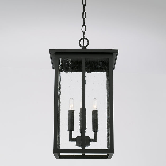 Capital Lighting 943844BK Barrett Four Light Outdoor Hanging Lantern, Black Alternate Image 2.jpg