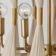 Capital Lighting 341161NP Bianca Six Light Pendant, Bleached Natural Rope and Patinaed Brass Alternate Image 3.jpg